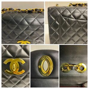 営MK35-100B CHANEL シャネル マトラッセ 34 チェーンショルダーバッグ デカマトラッセ シリアルナンバー 3159839 の画像6