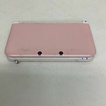 ◯営NI050-A11T60【埼玉発】Nintendo 3DS LLピンク×ホワイト SPR-001 ※本体のみ 通電動作確認済み 初期化済み_画像1