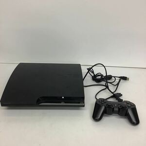 ◯営HM091-A11T80【埼玉発】SONY PlayStation3 CECH-2500A チャコールブラック 160GB ※通電動作確認済み 初期化済み