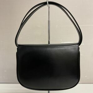 営MK64-60Y GUCCI グッチ ショルダーバッグ サークルロゴ ブラック バッグ シリアルナンバー56 W約21cm H約16cm D約5cmの画像2