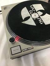 ◯営KU045-A6T100【埼玉発】Technics テクニクス ターンテーブル タンテーブルシステム SL-1200MK3D ※通電、回転、簡易音出し確認済み_画像3