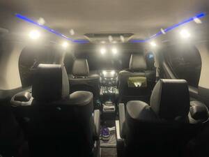処分品 30系 アルファード ヴェルファイア 専用設計 SMD LED 3チップ 電球色 LED ルームランプ ルーム球 暖色 室内灯 新品 車中泊