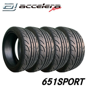 4本セット 225/40R18 88W (TREADWEAR200) アクセレラ 651SPORT