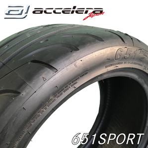 4本セット 245/40R17 (TREADWEAR200) アクセレラ 651SPORTの画像3