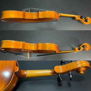 Karl Hofner カール ヘフナー Bubenreuth 虎杢 KH 3/6 Viola ビオラ 1991年製 ドイツ製 GERMANY SUGITO BOWの画像4