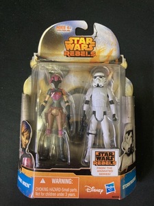 STARWARS REBELS スターウォーズ レベルズ フィギュア MS08 SABINE WREN AND STORMTROOPER