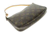 VMPD6-34-14 LOUIS VUITTON ルイヴィトン アクセサリーポーチ アクセソワール モノグラム ポーチ レディース ブラウン 茶 中古_画像3