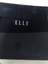 未使用品　 ELLE エル　ロゴ　メガネケース　眼鏡ケース　サングラスケース　黒　BK　_画像3