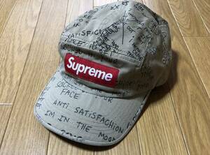  Supreme シュプリーム 23ss Gonz Poems Camp Cap マークゴンザレス キャンプ キャップ ゴンズ ポエムズ ボックスロゴ 帽子 