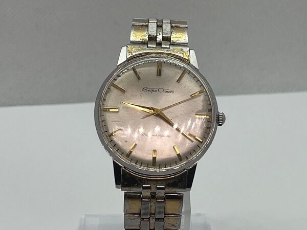 SEIKO CROWN セイコー クラウン Diashock 21石 手巻き腕時計 J15003E