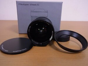 ★銘匠工学 TTartisan 10mm F2 FXマウント 富士フィルムXマウント ミラーレスカメラ用 現状渡し