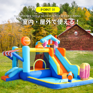  newest model large pool air playground equipment slipping pcs vinyl pool large pool trampoline Kids house Play house birthday present 