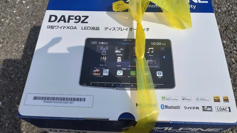 新品 アルパイン alpine DAF9Z ディスプレイオーディオ アンドロイドオート アップルカープレイ Bluetooth HDMI WXGA 9型
