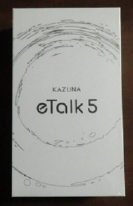 KAZUNA eTalk 5 【Model:TKMT1809B1CG_ 2YSIM】　☆新品☆