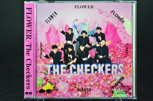 折込帯 旧規格盤☆ チェッカーズ フラワー / The Checkers FLOWER 帯付 廃盤■86年発売 10曲収録 CD アルバム D32A-0170 巻き込み帯 美盤!!