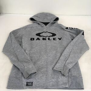 送料無料★OAKLEY オークリー★スウェットパーカー　プルオーバー★メンズ　Lサイズ★グレー#60329sjj