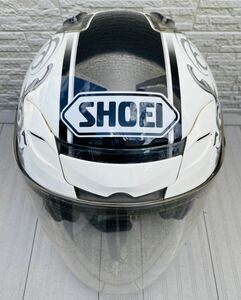 【希少】SHOEI ヘルメット J-FORCE3 J-フォース3 ショウエイ J-FORCE Lサイズ 59㎝ ホワイト BRAVE ブレーブ 2009年製 日本製 