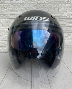 WINS CROWN helmet フルフェイス ヘルメット CR-II XLサイズ ジェット ブラック