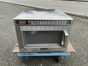 ■中古品 ホシザキ業務用電子レンジ HMN-18B形 2017年 単相200V 422ｘ476ｘ337ｍｍ 動作問題なし■