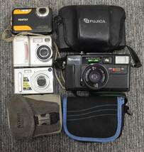 S★CASIO カシオ EXILIM EX-Z80 Nikon COOLPIX 775 FUJICA AUTO-7 DATE コンパクトフィルム デジタルカメラ 3個セット★_画像1