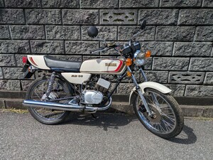 ヤマハ RD50 2U2 原付 2スト ポイント点火 機関良好　インナーチューブ再メッキ　他再メッキ多数　俺のマシンを見ておくれ