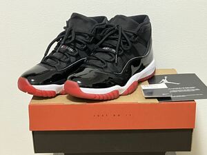 美品 27.0cm NIKE AIR JORDAN 11 RETRO BRED 2019 ナイキ エアジョーダン11 レトロ ブレッド