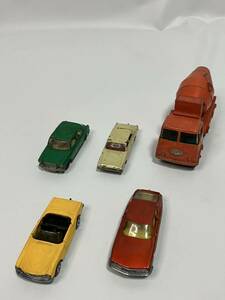 【当時物】ミニカー　MATCHBOX マッチボックス　MERCEDES 230 SL / CITROEN S.M. / FORD CORSAIR / M.G.1100. / CONCRETE TRUCK 5個セット