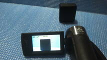 即決 送料無料 送料込 美品 中古 完動品 SONY ハンディカム Handycam HDR-CX470 ブラック 純正 バッテリー NP-BX1_画像2