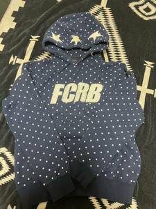 Sサイズ　FCRB ドッドスウェットパーカー ネイビー