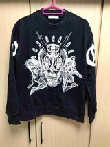 正規 14AW Givenchy ジバンシィ スカルタトゥー スウェット XS_画像1