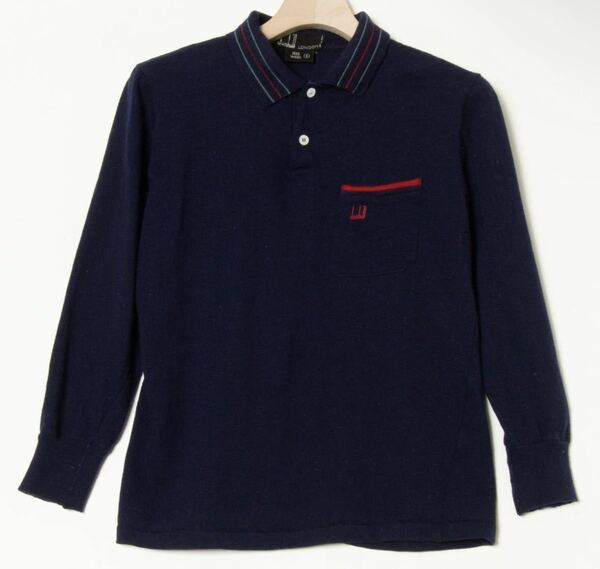 高級 価格12万円程●Dunhill ポロシャツ ニットポロ メンズS
