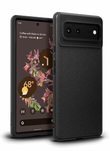 Caseolog Pixel6用 TPU カバーサンドストーン マットブラック