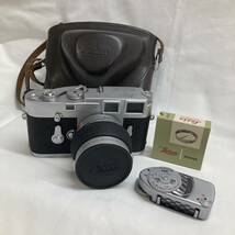 ▲現状品【LEICA】ライカ　フィルムカメラ　DBP　M3-1003934　露出計　ernst leitz wetzlar ケース　4点セット_画像1