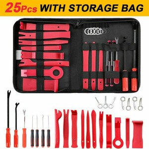 25PCS storage pouch attaching interior & exterior trim peel remover full set T071