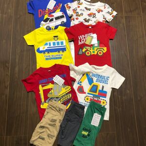 男の子 Tシャツ　のりもの　まとめ売り