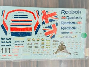 1/24 ニッサン Reebok リーボック スカイラインGT-R デカール