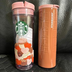 スターバックス STARBUCKS ステンレスシリンダータンブラーチョコレートバーとウォーターインタンブラー　チョコレート