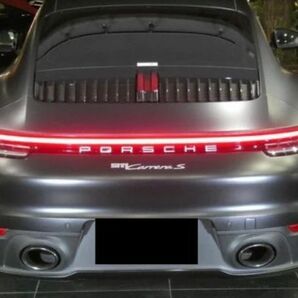 ◆ポルシェ◆New 992用 911 カレラS リアエンブレム/グロスブラック/マットブラック/サテンクローム/GT3/交換簡単/現行タイプ/PORSCHEの画像2