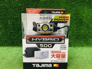 未開封品 TAJIMA タジマ 500lm LEDヘッドライト LE-E501D-SP