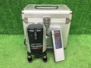 中古品 TAJIMA タジマ レーザー墨出し器 AL-TYZ 本体+受光器+ケースセット