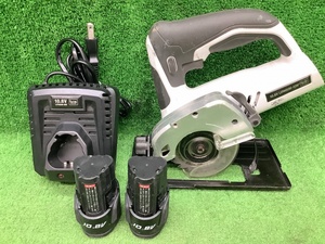 中古品 DCM 10.8V 1.5Ah 85mm 充電式丸のこ T-CS108V ※バッテリー2個+充電器セット