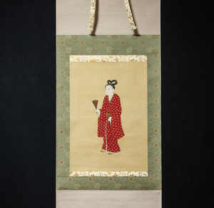 1670【木版彩色】　鹿子御影　蓮如上人６歳時の寿像 浄土真宗