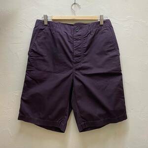 sacai サカイ 16SS WASHED COTTON SHORTS サイドフリル ショートパンツ ワインレッド【代官山03】