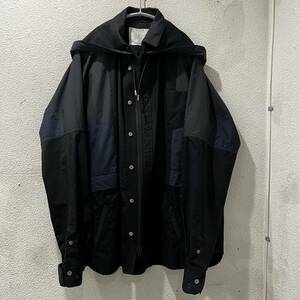 sacai サカイ コットンジャケット 21-02581M SIZE1【表参道t2】