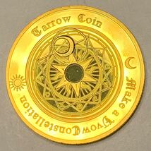 古銭 アメリカ　金貨　黄道十二星座　 タロット 太陽 月　大型金貨 コイン 大型 硬貨 _画像1