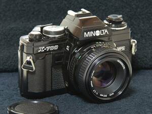 MINOLTA X-700 NewMD 50mmF1.7標準レンズセット【Working product・動作確認済】