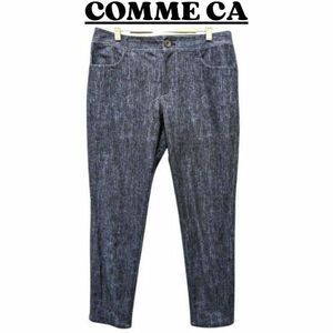* beautiful goods COMME CAko mechanism bottoms lady's casual Denim jeans large easy large button Denim blue 15 / L~XL nr1-056