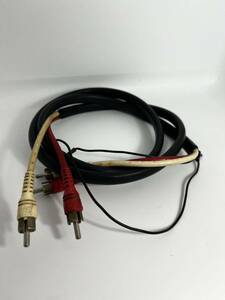 パイオニア 純正 RCA GND フォノケーブル 約1.2m LOW STRAY CAPACITY CORD 導通OK / トランス ターンテーブル レコード