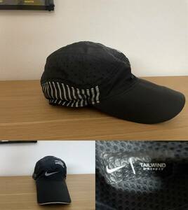 【必見です 激安1点のみ】NIKE ナイキ TAILWIND テイルウィンド DRI-FIT ドライフィット ロゴ ランニング キャップ 帽子 フリーサイズ