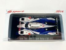 spark S4202 Toyota TS040-Hybrid n°7 Toyota Racing Le Mans 2014 ミニカー _画像2